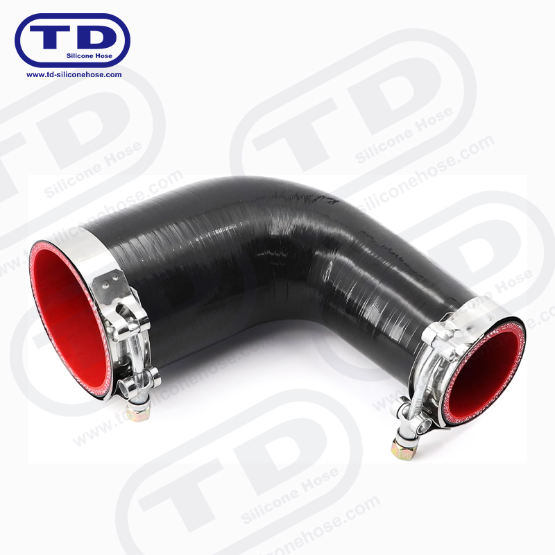 خرطوم سيليكون مخفض 90 درجة