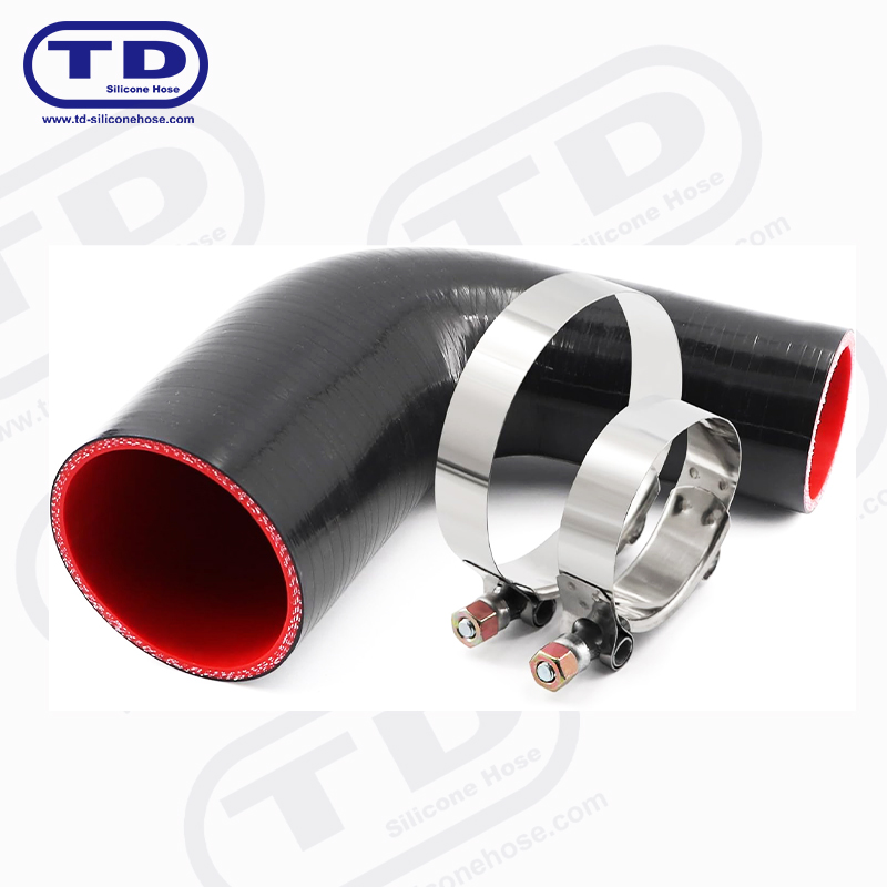 خرطوم سيليكون مخفض 90 درجة