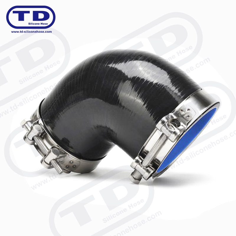 خرطوم سيليكون مخفض 90 درجة