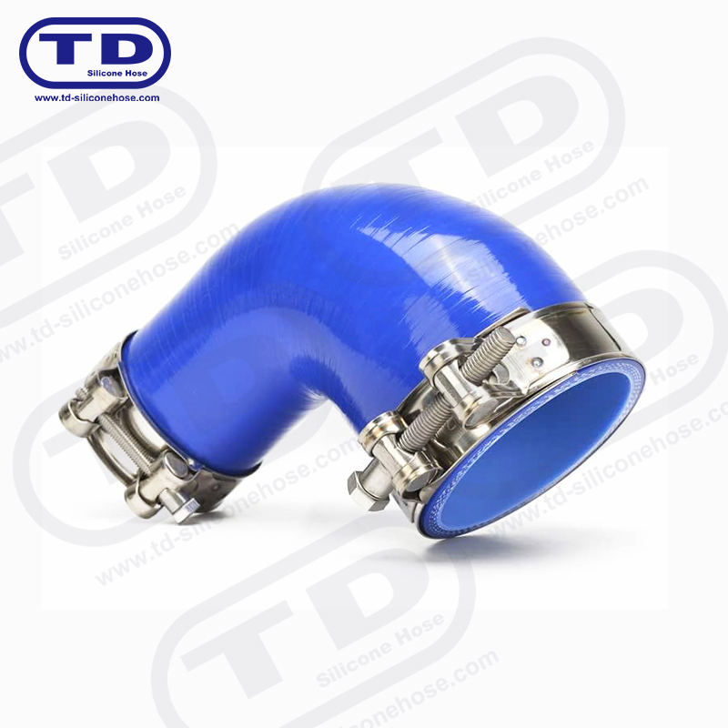 خرطوم سيليكون مخفض 90 درجة